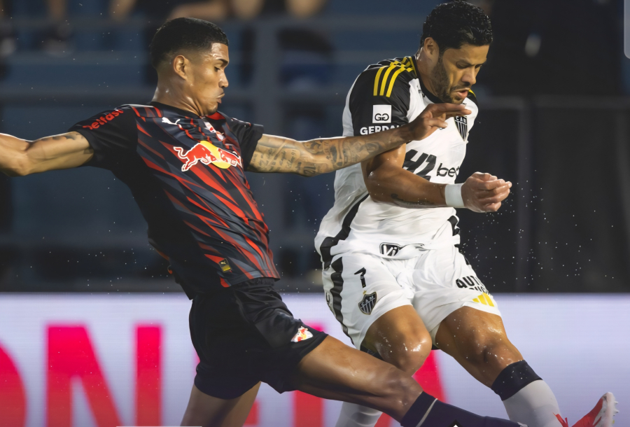 Atlético perde para o Bragantino em jogo que antecede final da sul-americana 